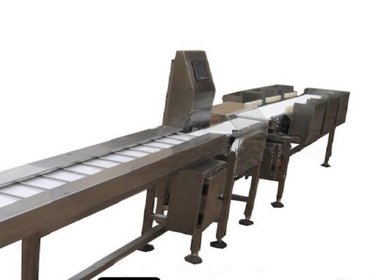 DF-GD200 7 Section 0.4-0.8Mpa Weight Sorting Scale 5g-200g IP66 For Meat Food Display Division 0.1g AC220/50Hz