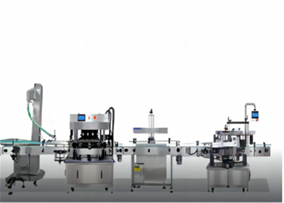 MY-GZX-KL 1 Head 10KW automatic Particle Filling Machine Production Line ± 1-2% For Candy Nuts 20-40 Bottles/minute