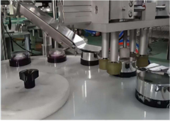 MY-GZJ-RG  Hot Cold Filling Production machine Line ± 1% For Cream Bottle Packaging 20-50 Bottles/minute