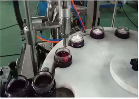 MY-GZJ-RG  Hot Cold Filling Production machine Line ± 1% For Cream Bottle Packaging 20-50 Bottles/minute