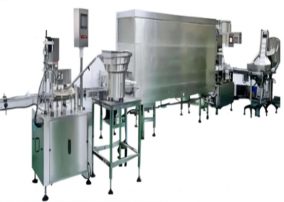 MY-GZJ-RG  Hot Cold Filling Production machine Line ± 1% For Cream Bottle Packaging 20-50 Bottles/minute